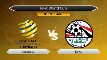 FIFA World Cup - Australia vs Egypt